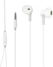 3.5mm Plug Wired Earphones with Built-in Microphone & Volume Control in-Ear Wired Earbuds Compatible with Android Phones, Laptops, PC, Pads & iOS Phones. (3.5MM Jack Earphones)