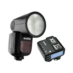 Godox神牛 V1 + X2 TTL發射器 For Nikon 圓燈頭閃光燈 加購電池 相機專家 [開年公司貨]