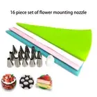 16-Piece Piping Tip Set Cake Cream Piping Device EVA Piping Bag