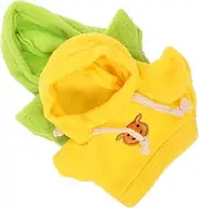 TOYANDONA 2pcs Bear Doll Sweatshirt Stuffed Animals Clothes Plush Doll Clothes Plush Bear Hoodie Doll Hoodie Plush Bear Doll Clothes Sweater Hoodie Stuffed Bear Hoodie Fabric