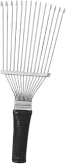 BESPORTBLE Horse Hair Remover Rake for Cattle and Sheep Grooming Brush Comfortable Grip for Shedding Hair and Mud Removal Compact for