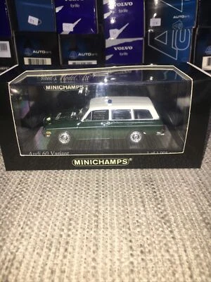 Minichamps 400011390 Audi 60 Variant - 'Polizei Ingolstadt' 1970 1/43 #NEW