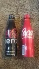 Coca Cola Aluminum 8.5 oz Bottles, Coke & Coca Cola Zero FULL NEVER OPENED