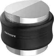 [Normcore] 53.3mm Coffee Distributor & Tamper - Dual Head Coffee Tamper Fits 54mm Breville Sage Portafilters - Built-in Spring Tamper - Adjustable Depth Leveler