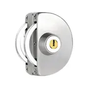 5X(Glass Display Cabinet/Showcase Locks Stainless Steel Door No Need3882