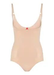 Spanx OnCore Open-bust Bodysuit - Beige - XS XS