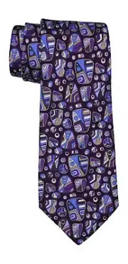 Emilio Pucci Multicolored Geometric Artsy Tie