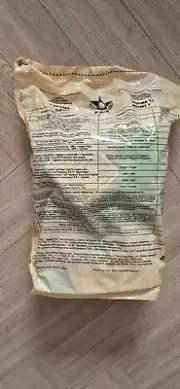 Military Kazakhstan army food daily ration MRE Emergency rations Halal Menu 1