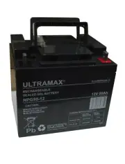TWO x ULTRAMAX 50ah (45ah) | HEAVY DUTY MOBILITY BATTERIES for TGA SUPERSPORT