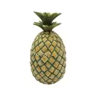 Farmhouse Collection 9" Pineapple Candy, Cookie Storage Jar with Lid, Green a...