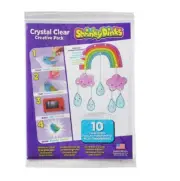 Activity Sets kids Arts Shrinky Dinks Crystal Clear Creative Pack 10 Sheets