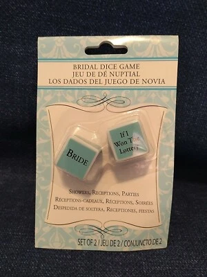 New Bridal Dice Game Shower Break The Ice Reception Party Bride Groom