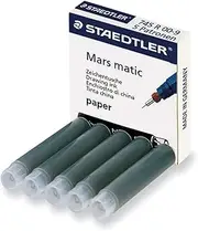 STAEDTLER Drafting Pen Marsmatic Refill Ink Cartridge Black 745 R 00-9
