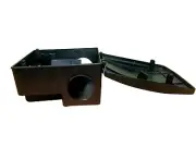 Rat Bait Box Bait Lockable Hangable Mouse Rodent Elimination - 1x MEDIUM