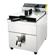 Apuro Single Tank Single Basket Induction Fryer 8Ltr - Commercial Benchtop Deep Fryers (CP793-A) - CP793-A