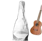 Guitar Dust Cover, Water-Resistant Instrument Bass Protector, Sunproof Protective Cloth with Zipper, Fit for Acoustic, Electric, and Bass Guitars, Perfect for Studio, and Travel Storage