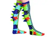 Madmia Madmax Dinosaur Long Knee High Dino Socks Pair Unisex