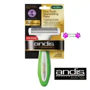 ANDIS PRO GRADE FINE TOOTH DeShedding RAKE Tool Coat STRIPPING De-Matting Dog
