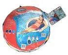 SwimWays Spring Float Papasan Mesh Float Pool or Lake Lounge Raft w/ Carry Case