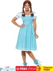 Kansas Country Girl Wizard of Oz Dorothy Fancy Dress Up Halloween Costume