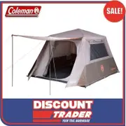 Coleman 2126164 Silver Evo Series 6 Person Instant Up Camping Tent Full Fly 6P