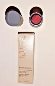 BITE BEAUTY Power Move Soft Matte Lipstick Sugar Buns .14 oz NEW