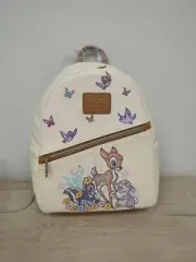 Loungefly Disney Bambi Thumper Hug Hugging Watercolor Mini Backpack - Read Disc