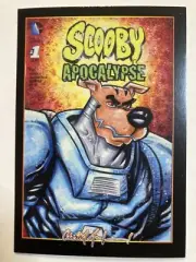 SCOOBY DOO APOCALYPSE Sketch Card Print Signed by Chris McJunkin NEW 2024