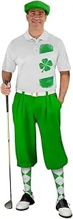 [Golf Knickers] Irish Homeland Traditional (Plus Fours) Outfit for Men (Lime)