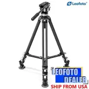 Leofoto LVC-193C+BV-15 Twin Leg Video Tripod with Fluid Head