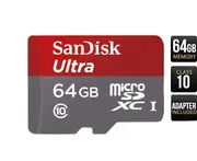 SanDisk 64GB Ultra MicroSDXC Class 10 Memory Card