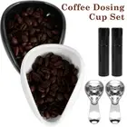 Coffee Bean Dosing Cup Kit with Spray Bottle and Spoon Ceramic Dosing>