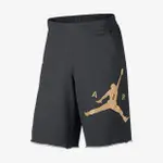 NIKE AIR JORDAN LOGO SHORTS 金色 短褲 SIZE: L