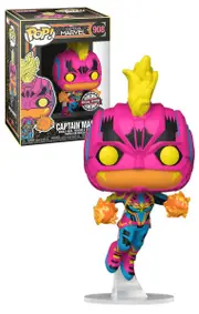 Funko POP! Marvel Avengers #908 Captain Marvel (Black Light) - New, Mint Condition