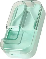 Pill Cutter Splitter,Dose Tablet Cutter Pill Splitter with Dispenser - Accurate Medicine Crusher Safety Guard Cut Tool for for Women & Men