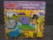 Melissa & Doug Chunky Puzzle SAFARI ANIMALS
