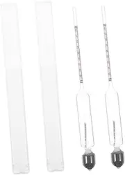CHILDWEET 2pcs Milk Hydrometer for Lactate Measurement Sturdy Glass Iron Accurate Kitchen Tool