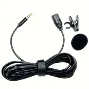 Studio Lavalier Microphone for Video Clip-On Microphones for Interview