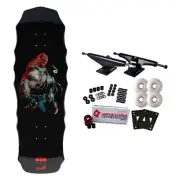 Welcome x Batman Skateboard Complete Bane of Widow Black Dip 10.0"