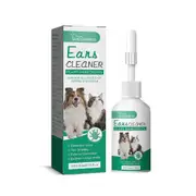 Pet Ear Drops Cat Dog Ear Cleaner Mites Removal Earwax Clean Infection Control Deodorizing Relieve Itching Dog Ear Wash Solution 1pc