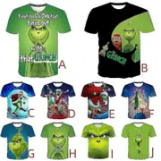 Unisex How The Grinch Steal Christmas Short Sleeve T-shirt Tee Top Xmas Gifts-xs-6xl A XL