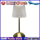 LF# Crystal Table Lamp Metal Rechargeable Touch Desk Light (Small Square Crystal