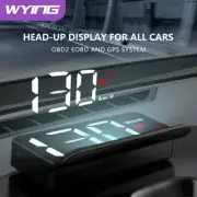 GPS Car Universal HUD Heads Up Display Digital Speedometer Speed Warning OBD2 II