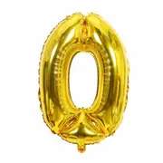 0 40cm Gold Foil Letter Balloons Number Balloon Birthday Wedding Party Decorations