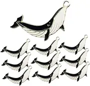 [SHINEOFI] Whale Alloy Pendant Jewelry Supplies Exquisite Pendant Animal Keychain Pendant Dainty Jewelry Lovely Keychain Pendant Charms Bracelets Key Chain Pendant Whale Pendants