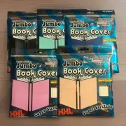 Jumbo Book Covers Set Of 5- New Sealed. Fits Oversized Textbooks And More XXL
