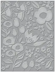 Spellbinders Embossing Folder-Simply Perfect Florets SES015