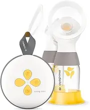 Swing Maxi Double Electric Breast Pump, More Milk in Less Time, USB Rechargeable with PersonalFit Flex Protectors and Medela 2-Phase Expression Technology