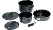 Coleman Cookset Steel Family Size 2157601 Black