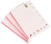 TEHAUX 3pcs Loose-leaf Refill Papers Notebook Replacement Core Papers for School Office or Home